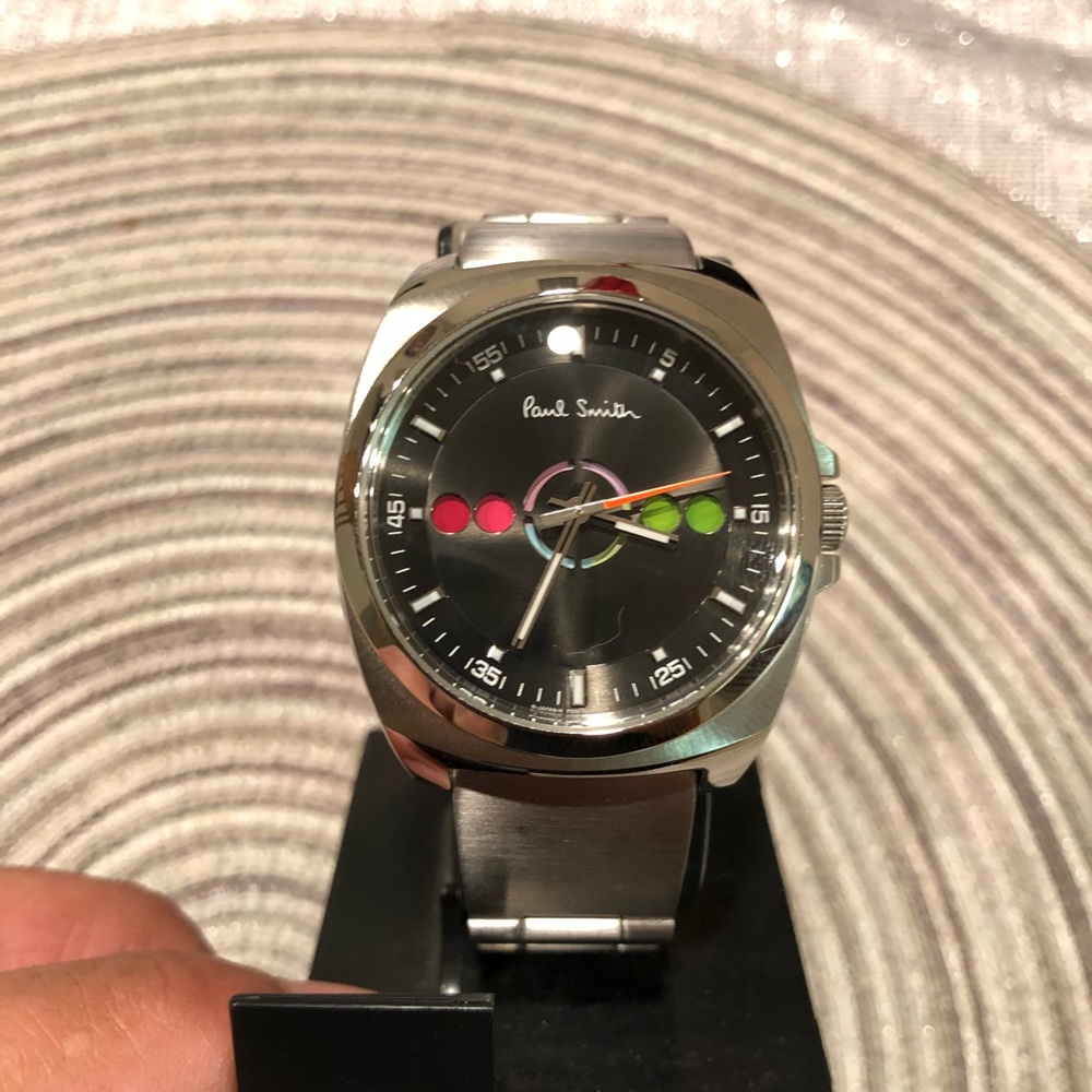 Paul Smith Watch Men Black and Multicolor